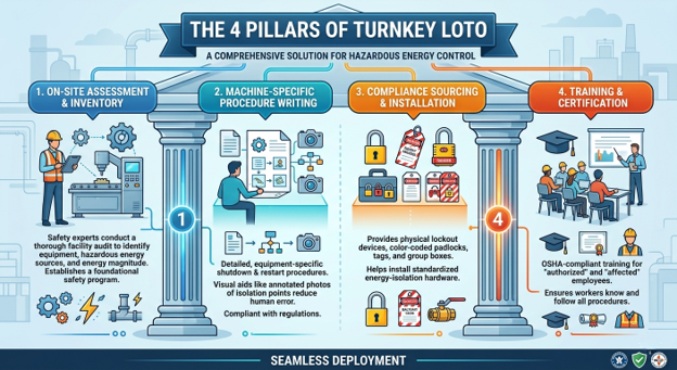 4 Pillars of Turnkey LOTO